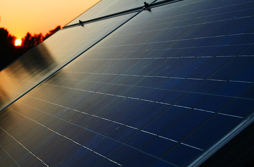 Solar panels (photo Bernd Sieker)